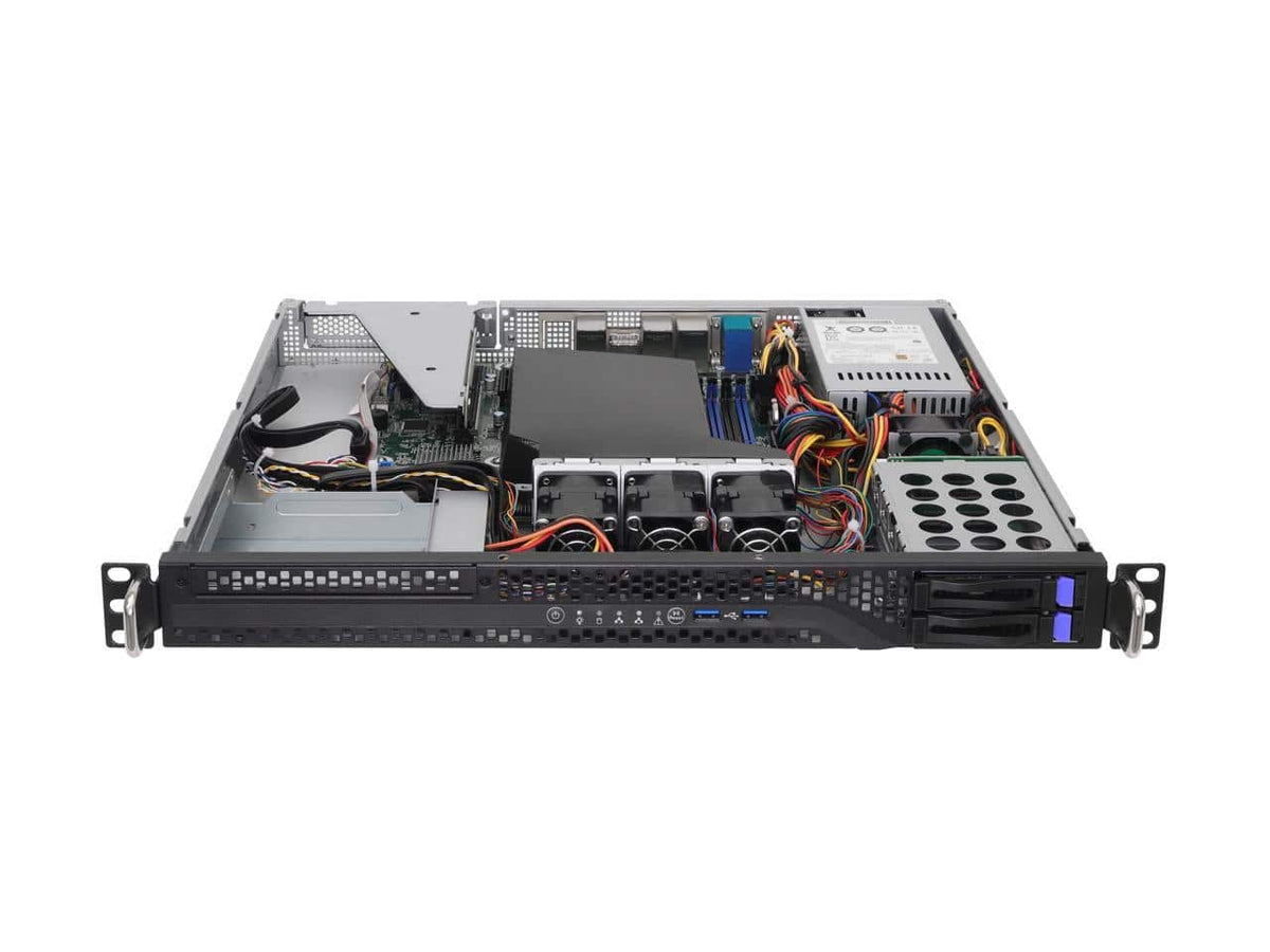 ASRock - Rack 1U2S-B650 AMD AM5 Server Barebone, 2x 2.5" SATA, Dual 1G LAN