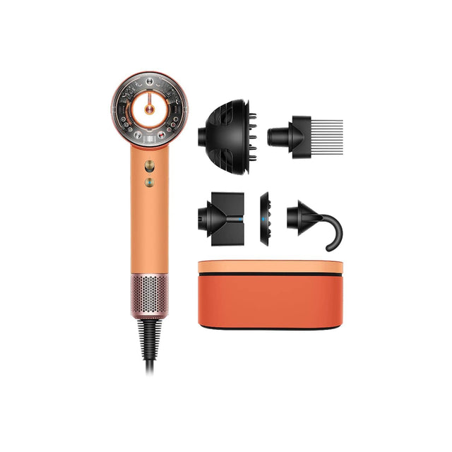 Front. Dyson - Dyson Supersonic Nural™ Hair Dryer in Ceramic Apricot and Topaz - Ceramic Apricot/Topaz.