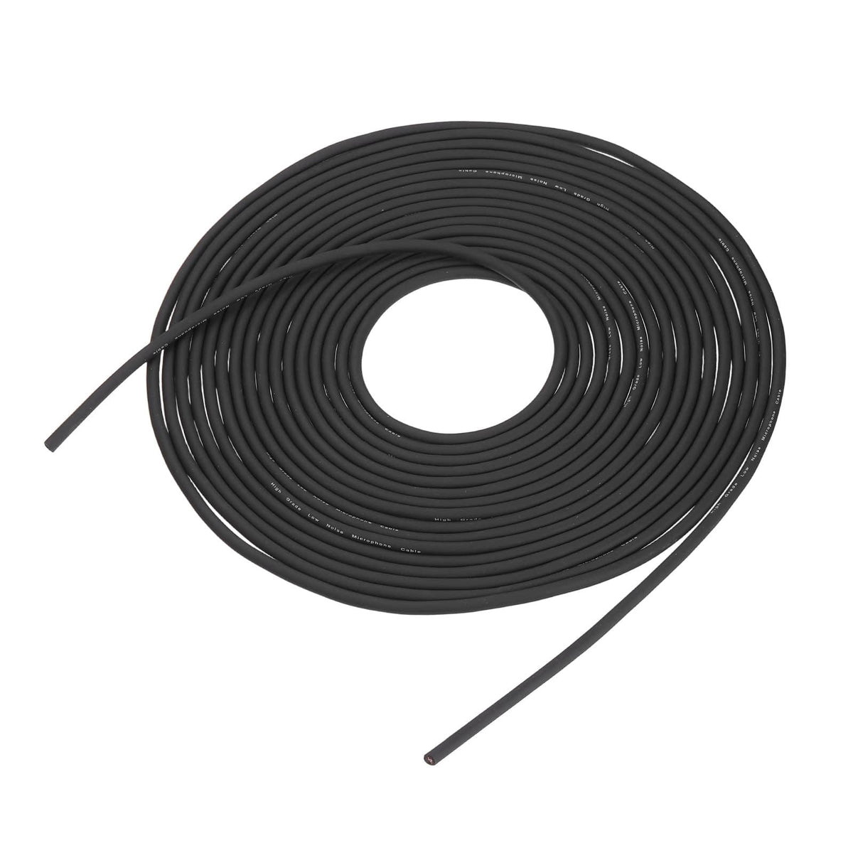 Unique Bargains - Bulk XLR Microphone Cable, 26AWG OFC Tinned Copper, Spiral Copper Wrapped Shield, for DIY 3-Pin XLR Connector - Black