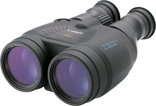 Canon - 15 x 50 IS All Weather Image Stabilized Binoculars - Black