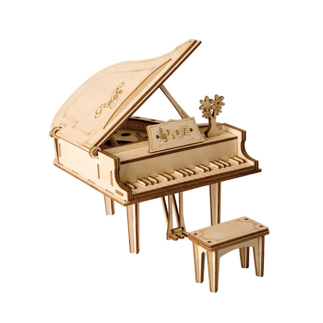 Front. 3D Puzzle - DIY 3D Puzzle - Piano - 74pcs.