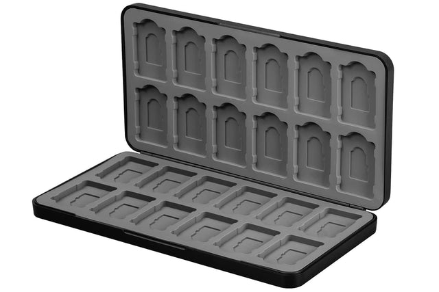Front. NEXT - Game Vault Case for Nintendo Switch 2 and Switch - Black.