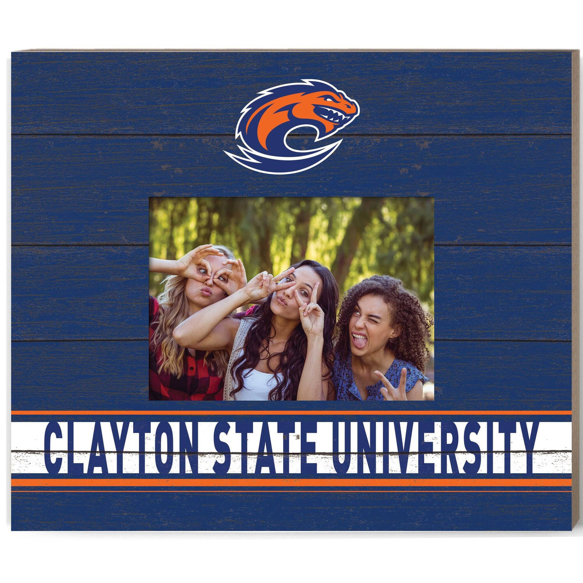 Jardine - Clayton State Lakers 11" x 13" Team Spirit Scholastic Picture Frame - Blue