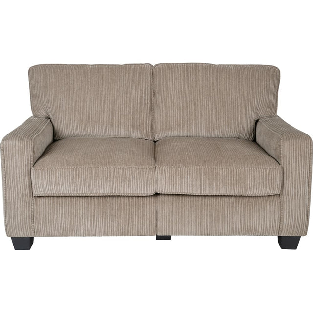 Front. Serta - RTA Santa Cruz Collection 61- inch Loveseat - Beige.