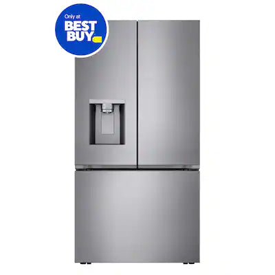 LG - 36-in Wide Counter-Depth MAX 23.7 Cu. Ft. 3-Door Smart French Door Refrigerator with Zero Clearance Hinge System