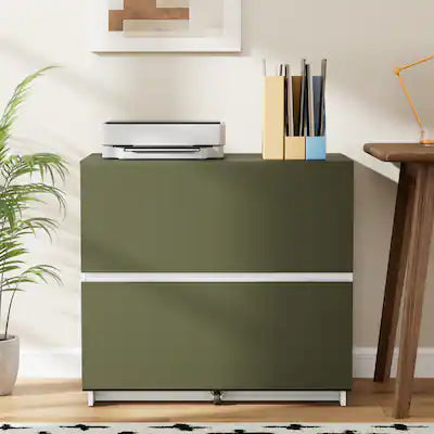 ModernMate - 31.5" Lateral File Cabinet 2 Drawer, Holds Letter & Legal Hanging Files