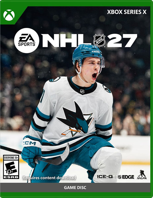 XBOX SERIES X  
EA SPORTS NHL 27  
CCM  
EVERYONE 10+ ESRB  
Requires content download  
ICE-Q | EDGE NHLPA  
GAME DISC