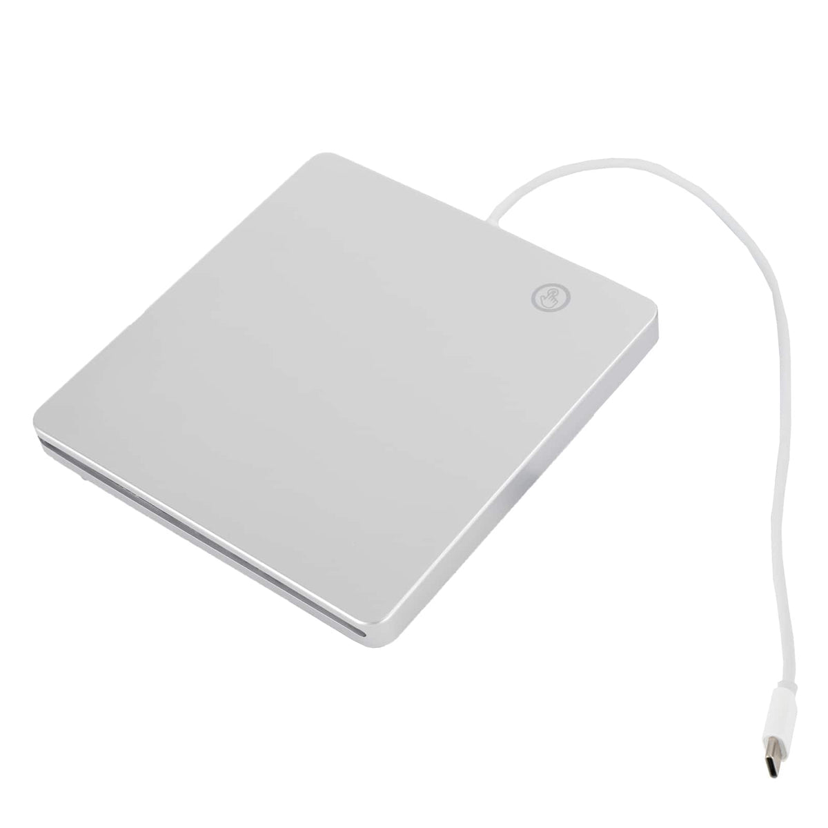 Topteng - Type-C External BD Combo Drive – Read Blu-ray, DVD & CD, Touch Buttons, Write DVD/CD, Fit for PC & Mac - Silver