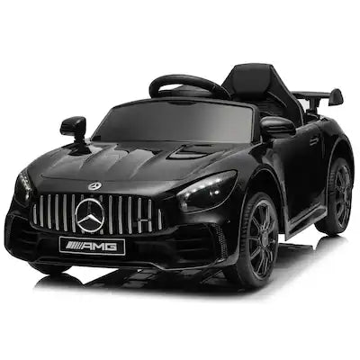 Winado - 12V Ride on Car, Licensed Mercedes Benz AMG GTR Battery Powered Electric Vehicle, w/Parent Remote, Wider Seat, LED Light