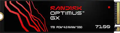 SANDISK - 1TB Optimus GX 7100 PCIe 4.0 x4 M.2 2280 NVMe SSD