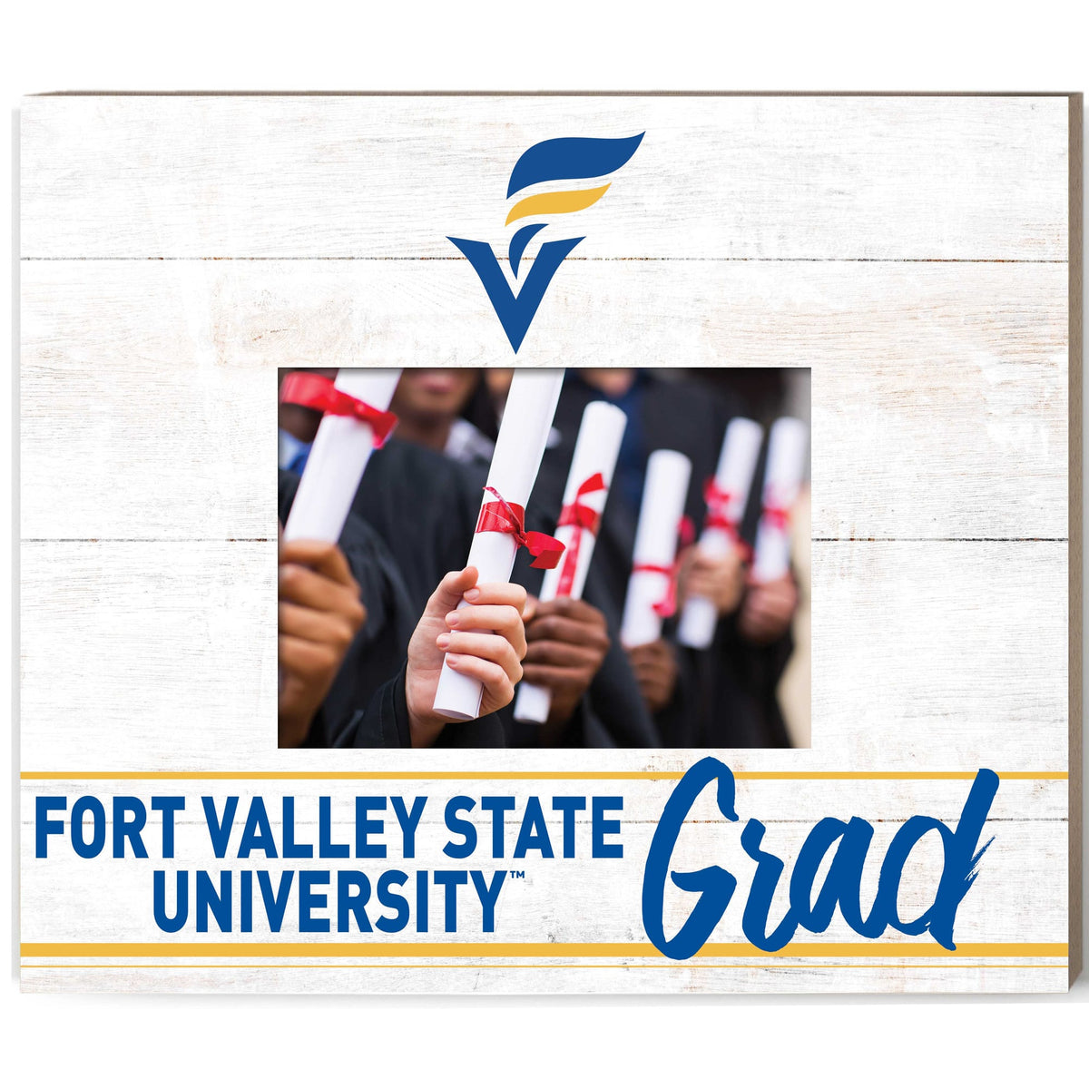 Jardine - Fort Valley State Wildcats 11'' x 13'' Grad Picture Frame - White