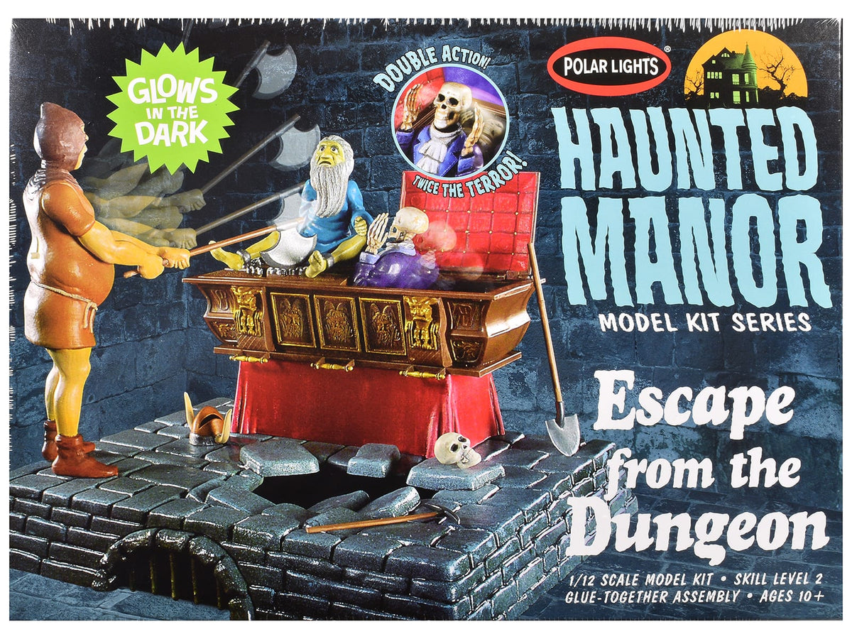 Skill 2 Haunted Manor "Escape from the Dungeon" Diorama Set 1/12 Plastic Model by Polar Lights