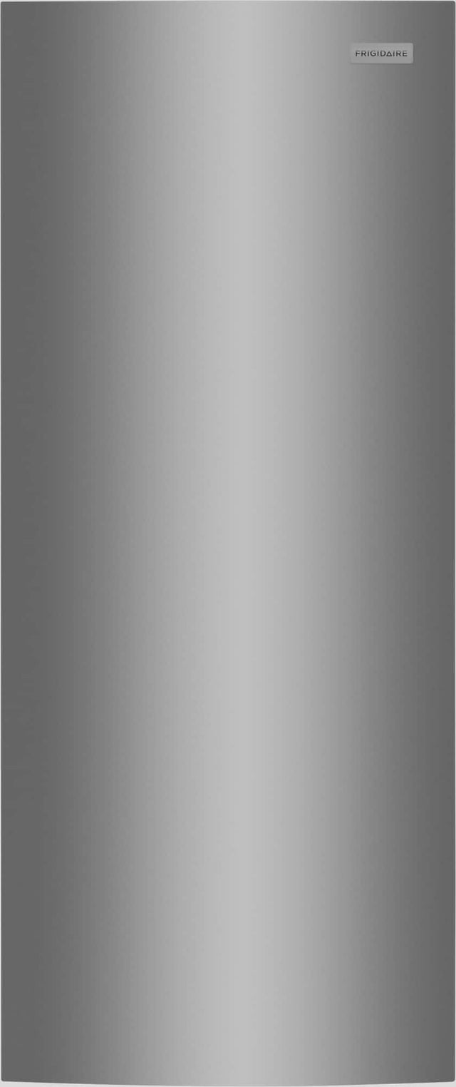 Front. Frigidaire - 13 Cu. Ft Garage Ready Upright Freezer - Fingerprint-Resistant Stainless Steel Look.