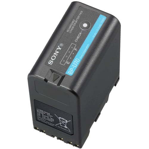 Sony - BP-U70 Rechargeable Lithium-ion Battery Pack