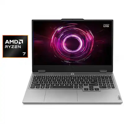 Lenovo - LOQ 15.6" IPS LCD FHD 144Hz AMD Ryzen 7 250 NVIDIA GeForce RTX 5060 AI-Powered Gaming Laptop 16GB RAM 512GB