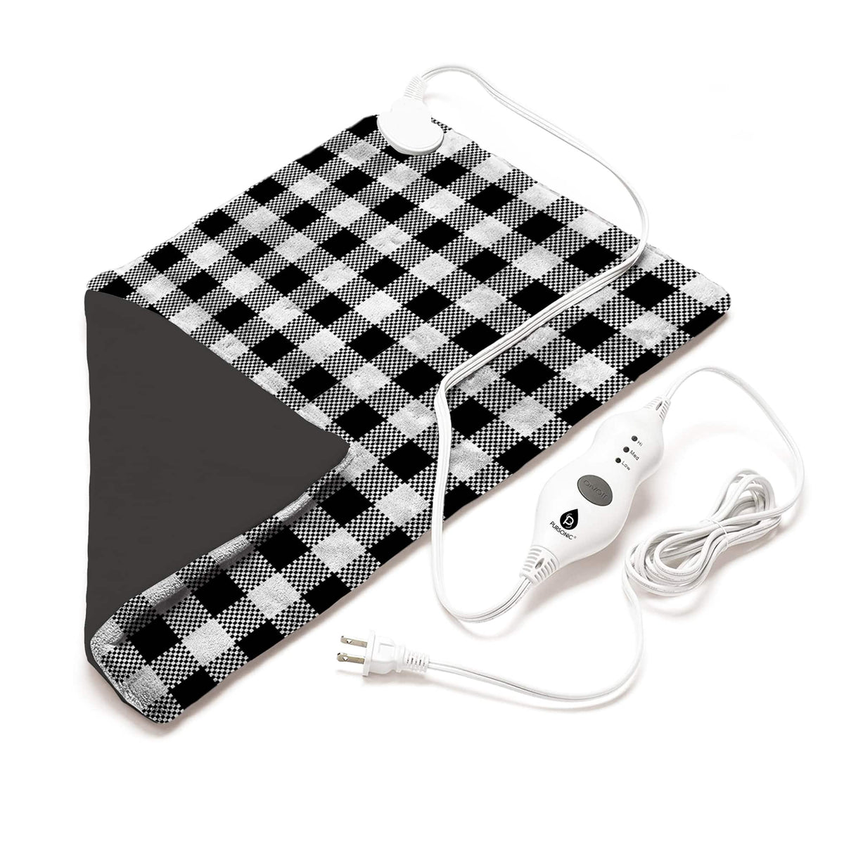 Pursonic - Extra Extra Large Electric Heating Pad - Multicolor