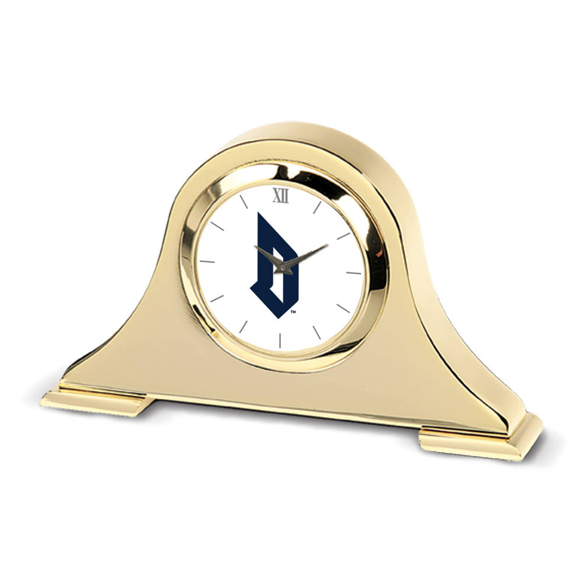 Jardine - Duquesne Dukes Team Logo Napoleon Desk Clock - Gold