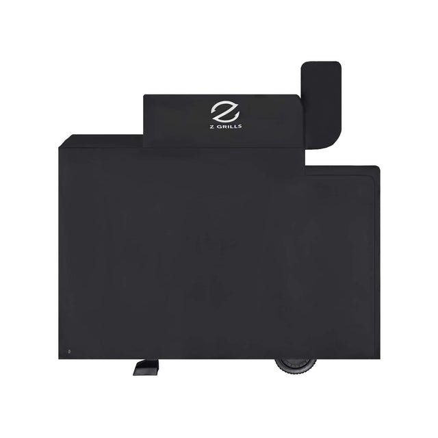 Front. Z GRILLS - Z GRILLS Pellet Grill Cover 54 Inch | Official Genuine | Upgraded 600D Polyester Fabric, Heavy Duty, Waterproof, Weather.