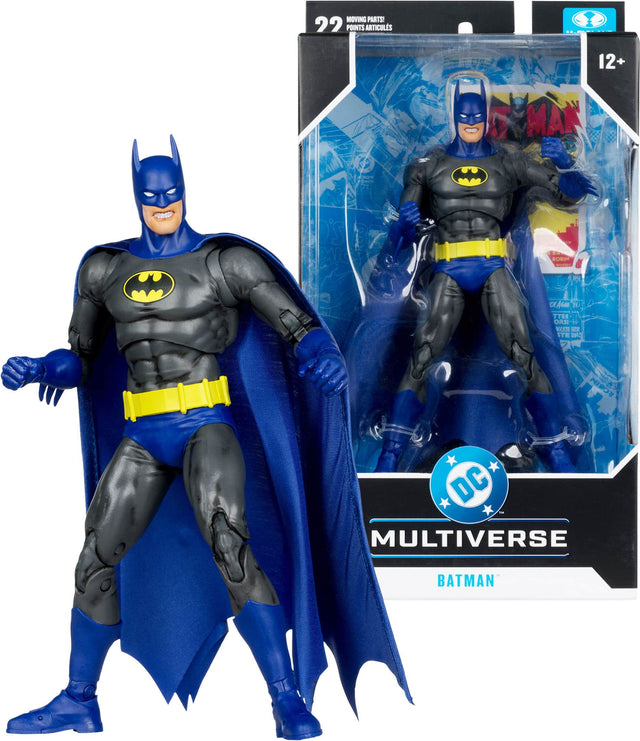 MOVING PARTS!  
22 POINTS ARTICULATIONS  
12+  
DC MULTIVERSE  
BATMAN