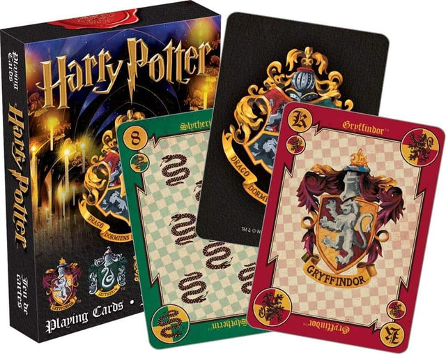 Harry Potter  
Playing Cards  

Slytherin  
DRACO DORMIENS  

Gryffindor  
GRYFFINDOR