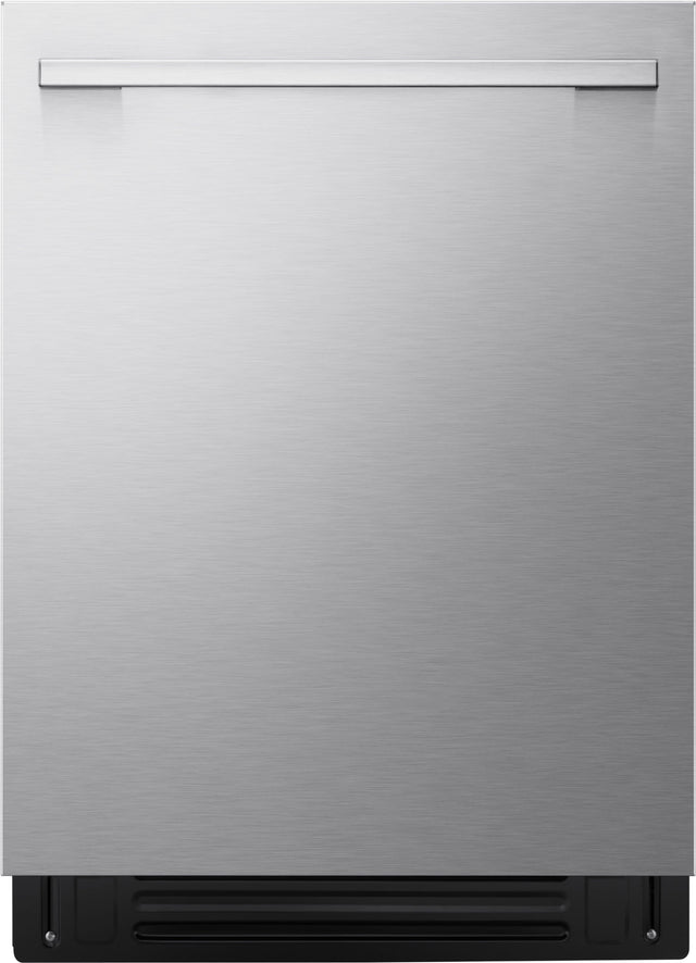 Front. LG - FlushFit 24-in Top Control Smart Built-In Stainless Steel Tub Dishwasher with 3rd Rack, 1-Hour Wash and Dry, 46dBA - PrintProof Stainless Steel.