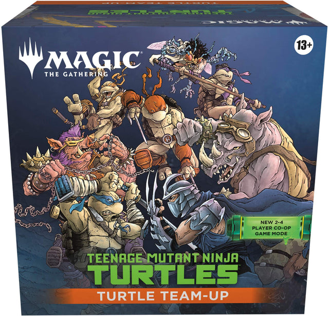 MAGIC THE GATHERING  
TEENAGE MUTANT NINJA TURTLES  
TURTLE TEAM-UP  

NEW 2-4 PLAYER CO-OP GAME MODE  

13+