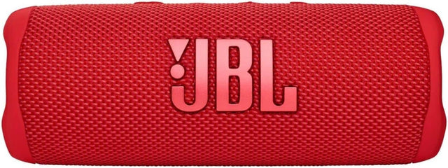 Front. JBL - JBL Flip 6 - Portable Bluetooth Speaker - Red.