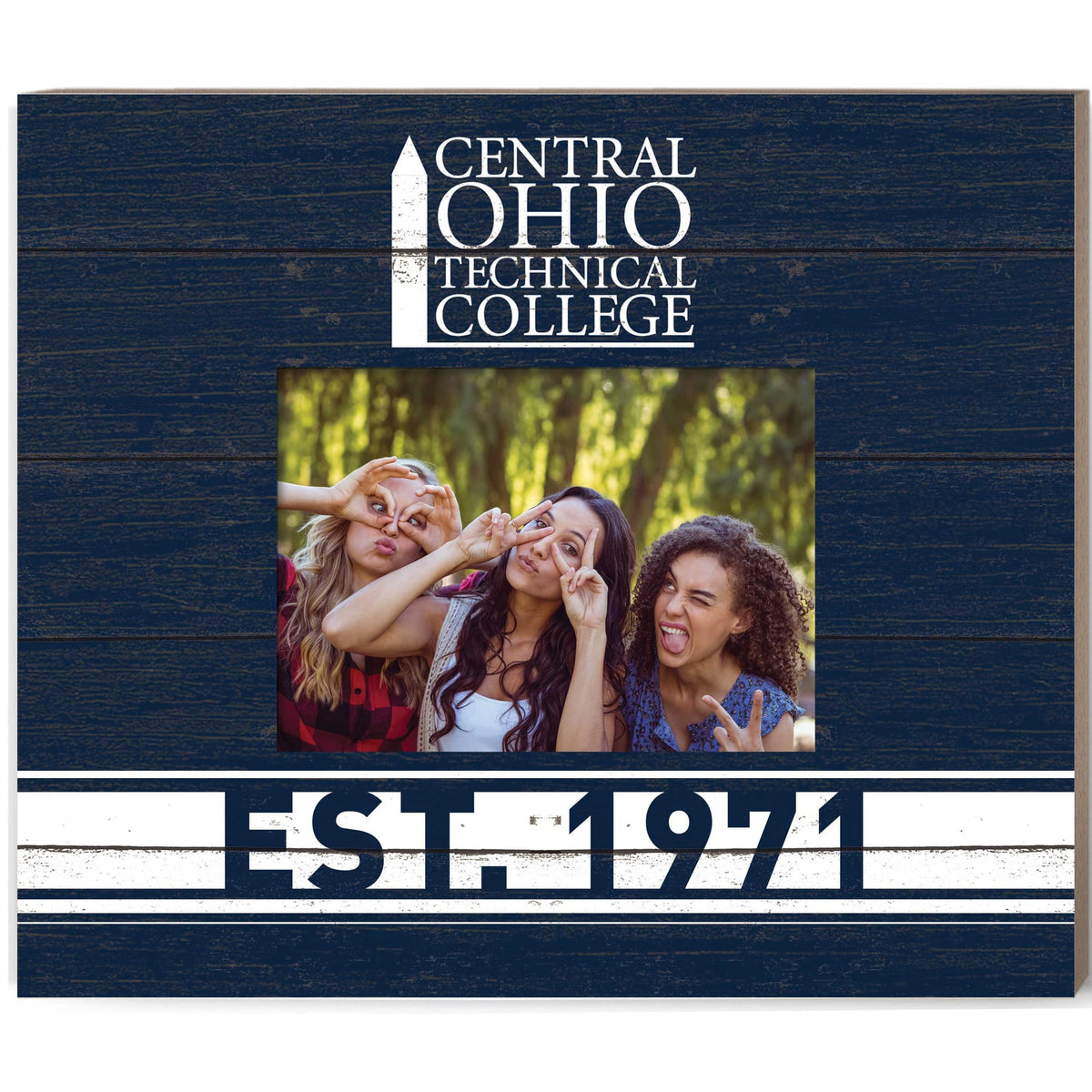 Jardine - Central Ohio Technical College 11'' x 13'' Team Spirit Scholastic Picture Frame - Navy