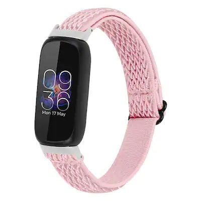 StrapsCo - Comfort Stretch Band Elastic Nylon Watch Strap For Fitbit Inspire 3