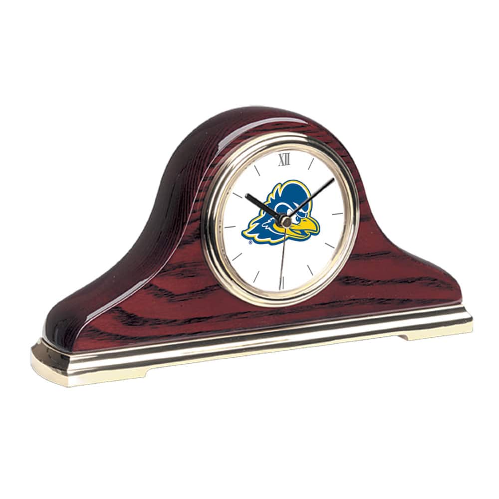 Jardine - Delaware Fightin' Blue Hens Mantle Clock - Gold