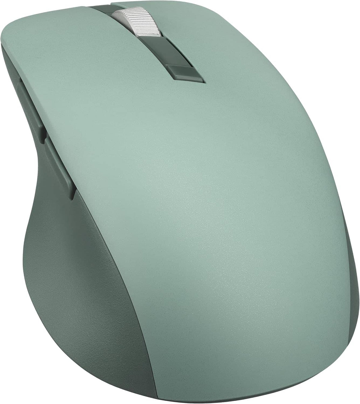 ASUS - Wireless SmartO Mouse Silent Plus – Dual Mode (BT/2.4GHz), up to 3 Devices, Ergonomic, 4200 DPI - Wireless - Green Tea Latte