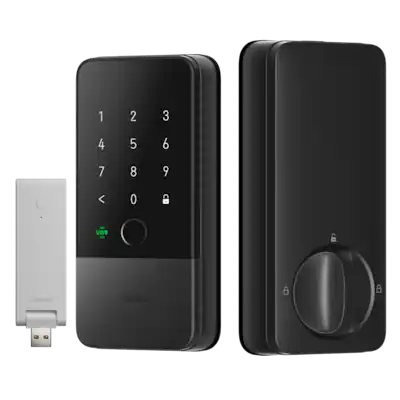 Aqara - UWB Smart Lock U400 Kit with M100 Hub, Matter, Thread, Wifi, Apple Home Key, Fingerprint, Rechargeable Battery