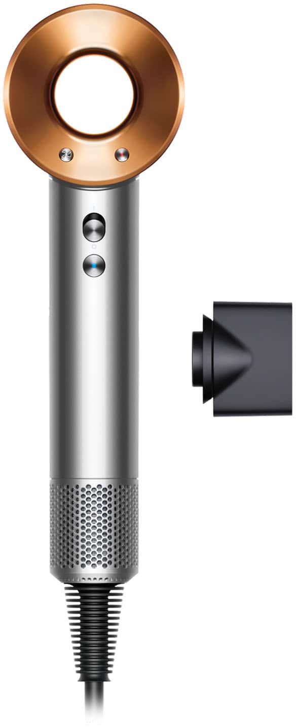 Front. Dyson - Dyson Supersonic Origin Hair Dryer - Nickel/Copper.