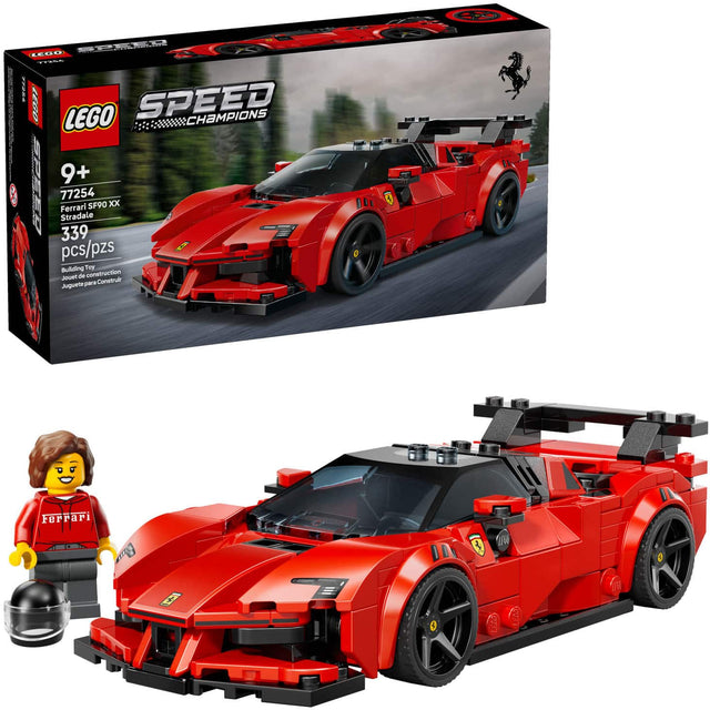 LEGO SPEED CHAMPIONS  
9+  
77254  
Ferrari SF90 Stradale XX  
339 pcs/pzs  
Building Toy  
Jouet de construction  
Juguete para Construir