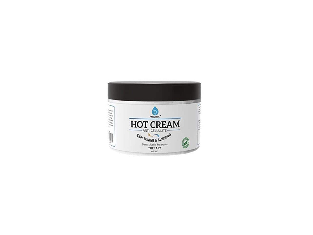 Pursonic - CCMRC10 10 fl oz Anti Cellulite & Muscle Relaxation Hot Cream - White