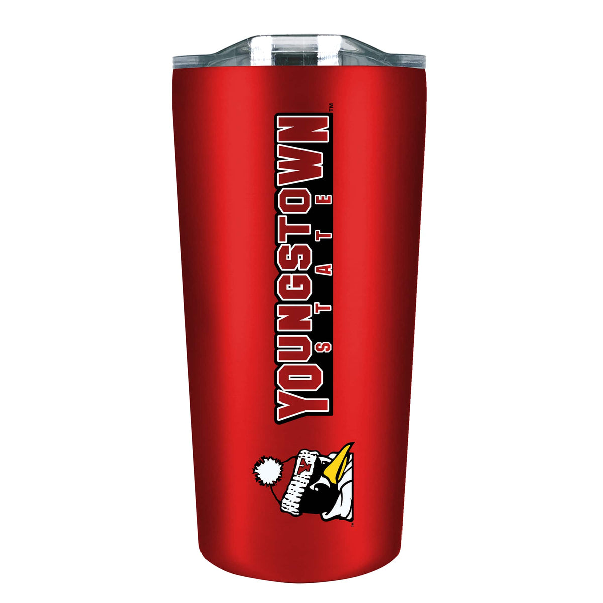 The Fanatic Group - Youngstown State Penguins 18oz. Stainless Steel Soft Touch Tumbler - Multicolor