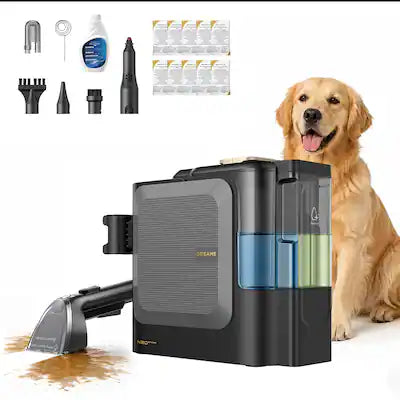 Dreame - N20 Steam Plus Carpet Cleaner, Hot Water Wash, Portable, 17KPa Suction, Great For Pets, Cars, Rugs, Solution Auto-Mix