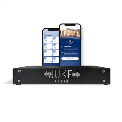 Juke Audio - Juke-6 | 6 Zone Audio Amplifier | Multi-Room Audio System | Wireless App Control & Music Streaming