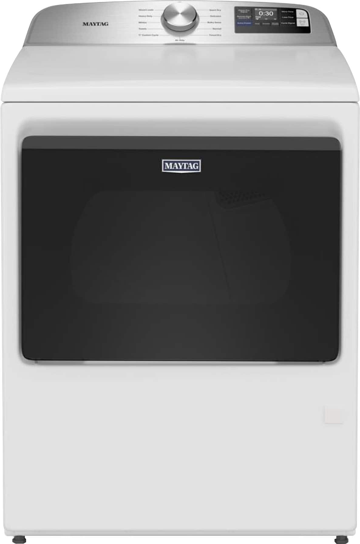 Maytag - 7.4 Cu. Ft. Smart Gas Dryer with Extra Power and Advanced Moisture Sensing - White