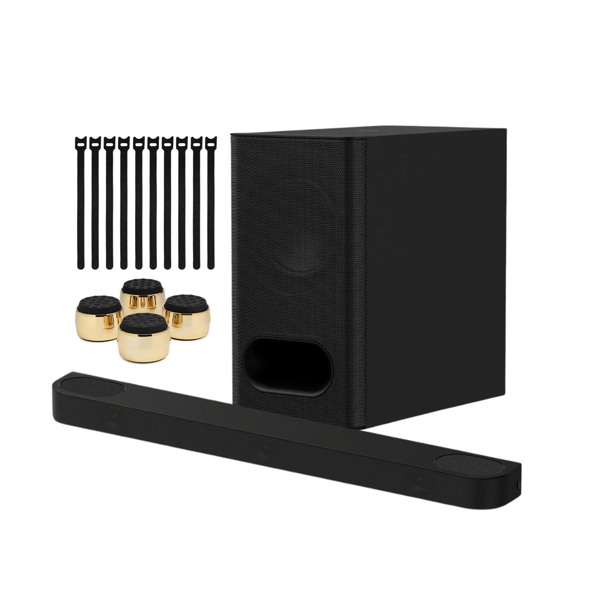 Sony - BRAVIA Theater Bar 6 3.1.2-Channel Dolby Atmos Soundbar System Bundle - Black