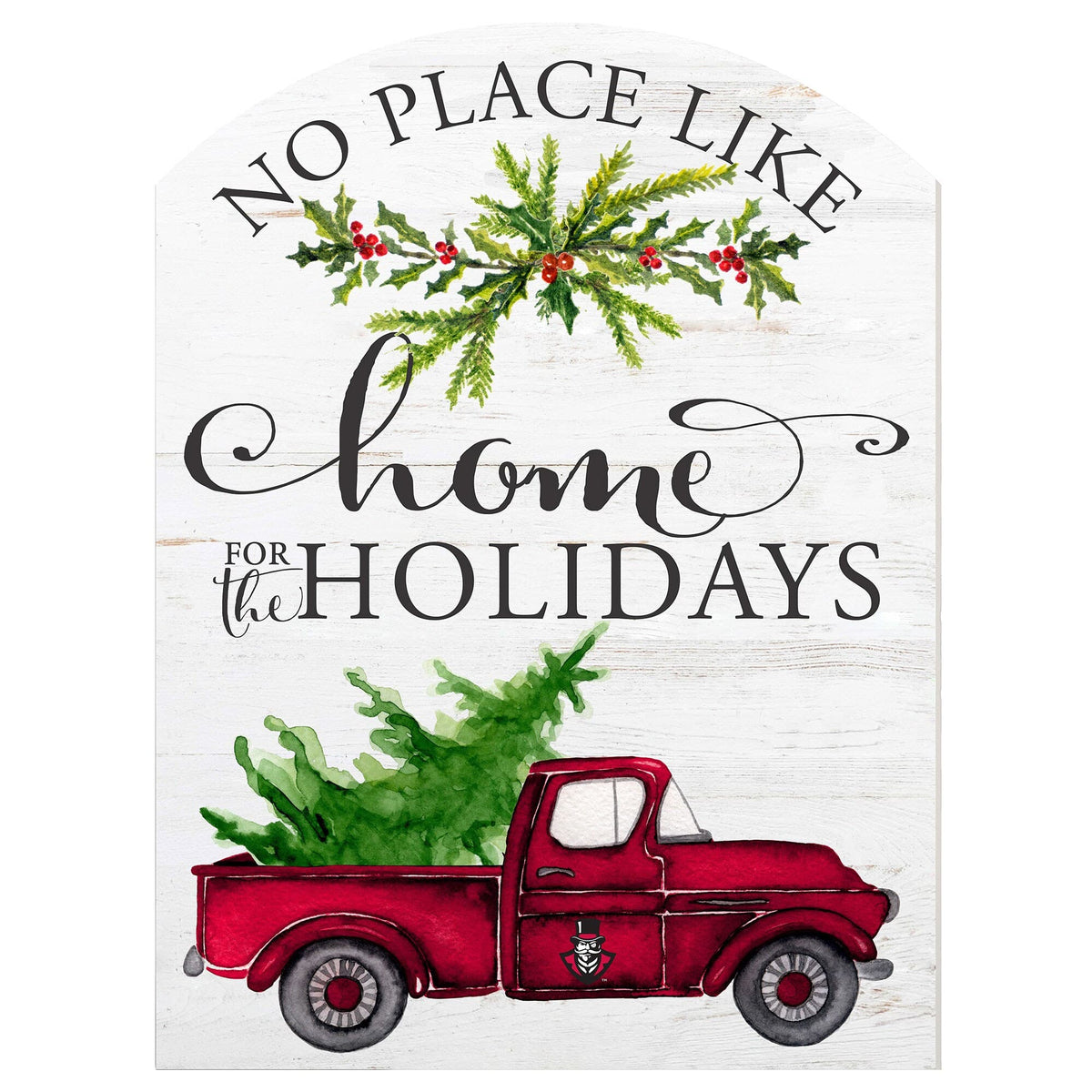 Jardine - Austin Peay State Governors 16'' x 22'' Holiday Marquee Sign - White