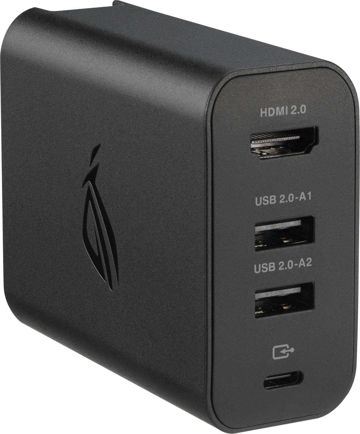 ASUS - ROG 100W Charger Dock for ROG Xbox Ally (HDMI 2.0, USB-A, USB-C) - Black