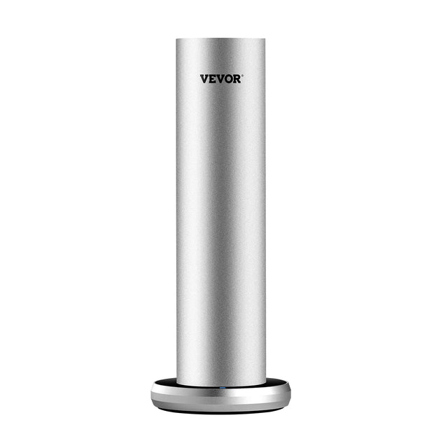 Front. VEVOR - Scent Air Machine for Home, 120ml Bluetooth Smart Cold Air Diffuser, 1000sq.ft Waterless Oil Scent Air Diffuser - Sliver.