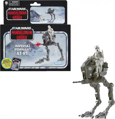 Hasbro - Star Wars: The Mandalorian & Grogu - Vintage Collection - Imperial Remnant AT-RT Vehicle with Action - COLLECTIBLES