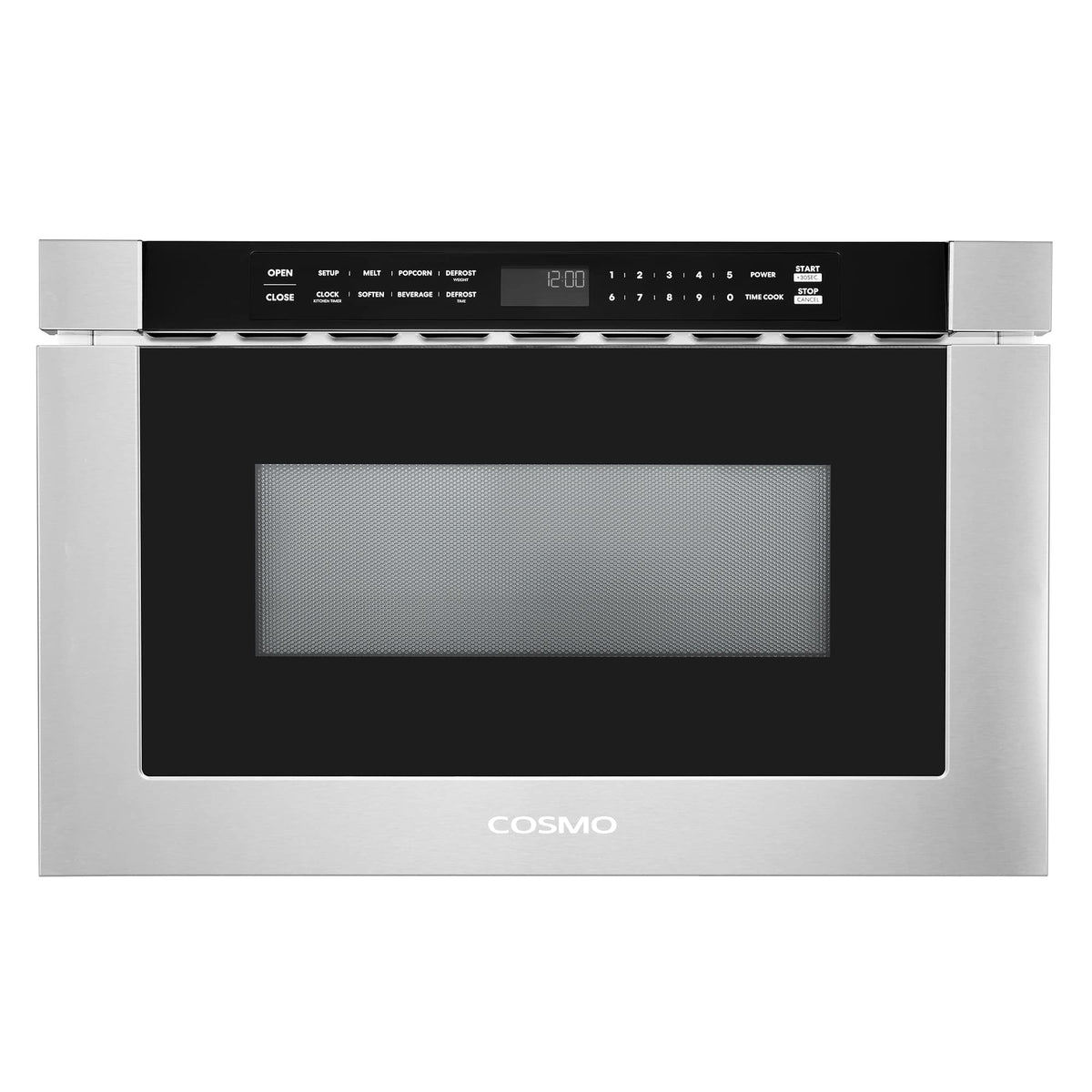 COSMO - COS-12MWDSS-NH 24 in. Haven Collection 1.2 cu. ft. Built-in Microwave Drawer, Touch Controls, Defrosting Rack - Stainless Steel
