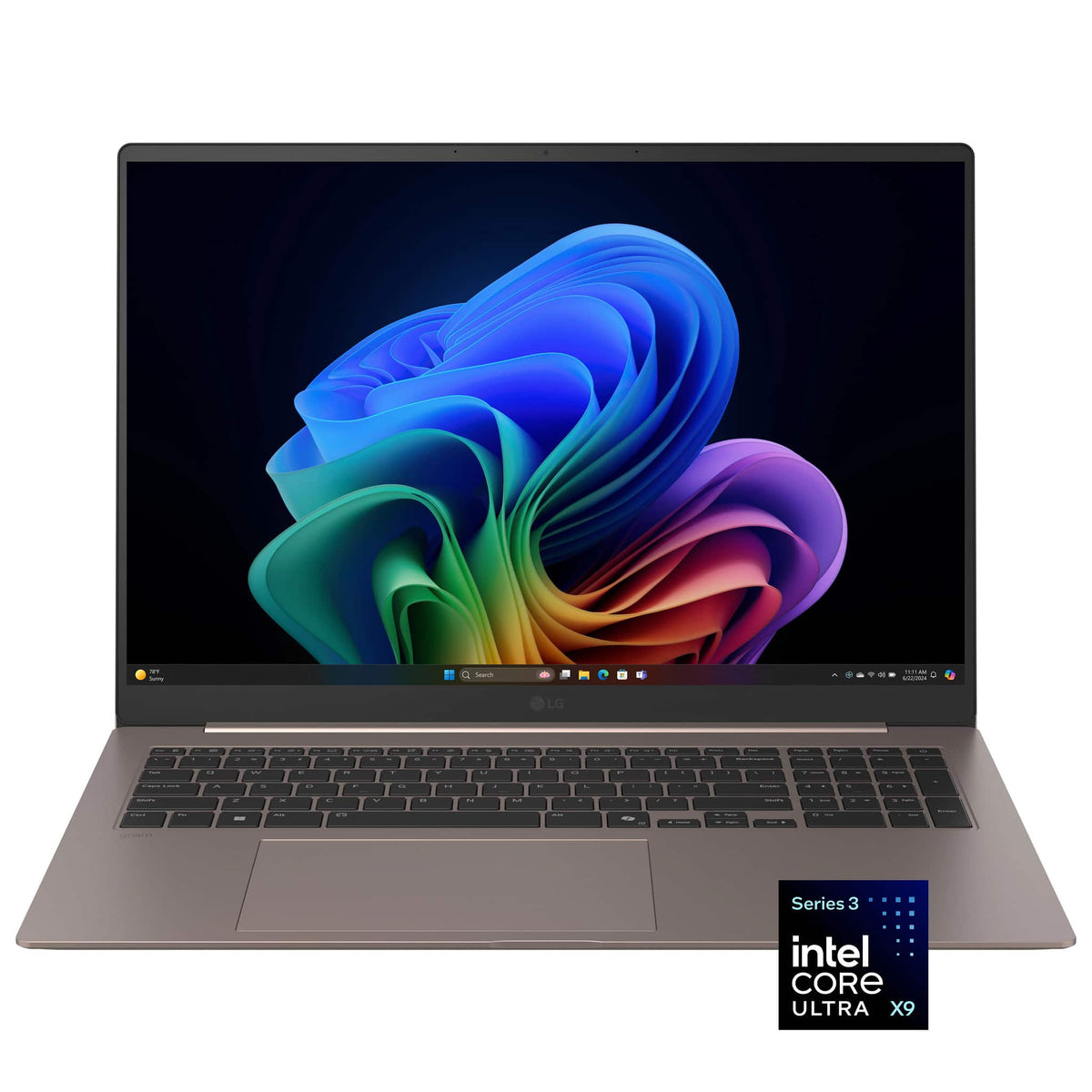LG - gram Max 17" Touch-Screen Laptop WQXGA Intel Core Ultra X9 Processor 388H with 32GB RAM - 1TB SSD - Matte Bronze