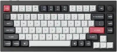Keychron - Q1HE 75% Custom Wireless RGB Mechanical Keyboard with Programmable QMK/VIA Hot-Swappable Magnetic Switch