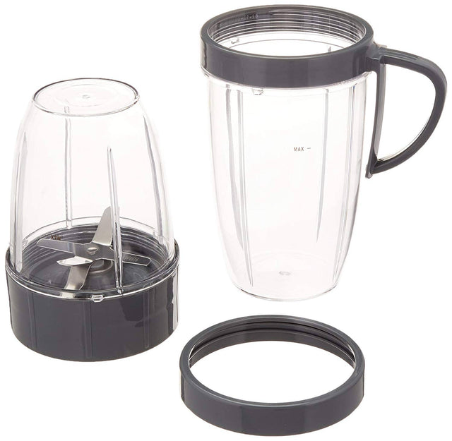 Front. NutriBullet - Deluxe Upgrade Kit - Clear.