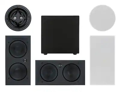 Sonance - MAG5.1 PREMIUM - Mag Series 5.1-Ch. Premium 6-1/2" Surround Sound In Wall Speaker System with Wireless Subwoofer (Each)