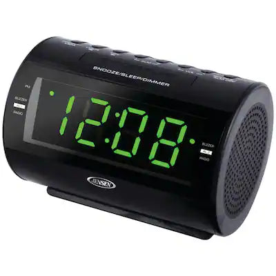 Jensen - AM/FM Dual-Alarm Clock Radio
